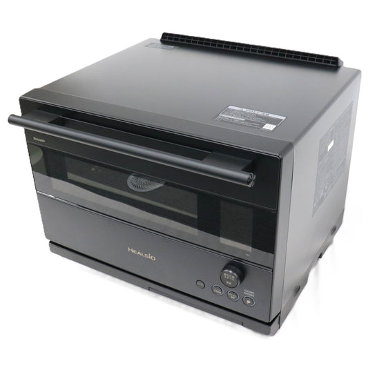 [30L]シャープ ウォーターオーブン ヘルシオ AX-RS1C オーブンレンジ ax-rs1c-h  ダークメタル 整備済みアウトレット品 [良い(B)]