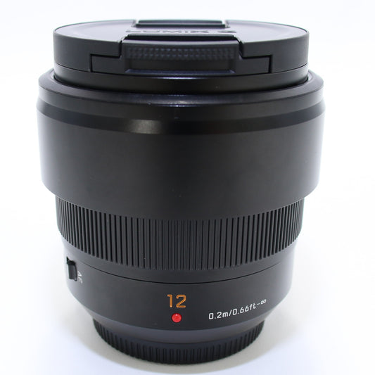 [中古(A)] パナソニック 単焦点 広角レンズ マイクロフォーサーズ用 ライカ DG SUMMILUX 12mm/F1.4 ASPH. H-X012 h-x012[非常に良い]