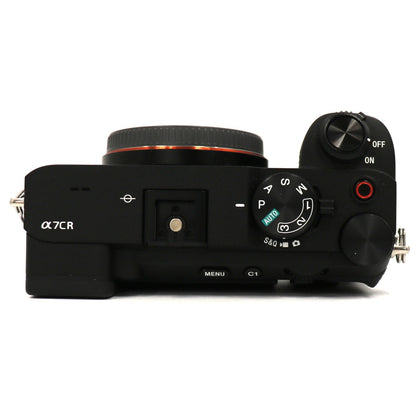 ソニー α7CR ボディ ミラーレス一眼 a7cr-body-bk  ブラック 整備済みアウトレット品 [中古(A)]