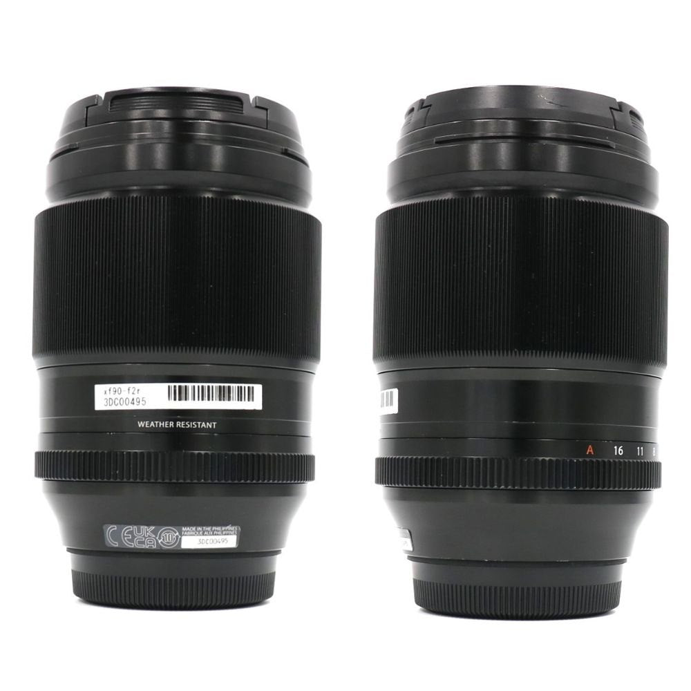 富士フイルム FUJINON XF 90mm F2 R LM WR 単焦点望遠レンズ xf90-f2r   整備済みアウトレット品 [良い(B)]