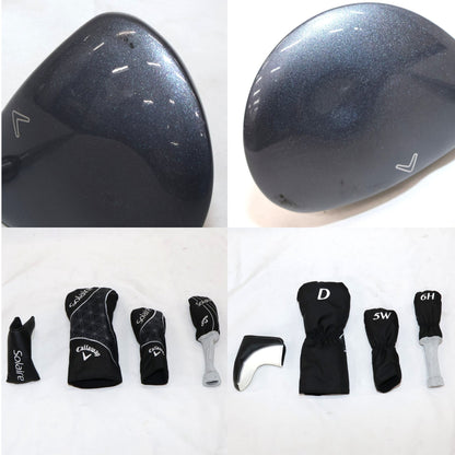 キャロウェイ ゴルフ ソレイル クラブセットレディース 8本組 キャディバッグ付き パッケージセット　callaway-solaire-clubset-8-black  ブラック 整備済みアウトレット品 [中古(C)]