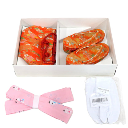 七五三/節句 被布セット 3歳女の子 被布セット 鞠 華美　100cm　f-009733000b-id-f-00973  グリーン 整備済みアウトレット品 [良い(B)]