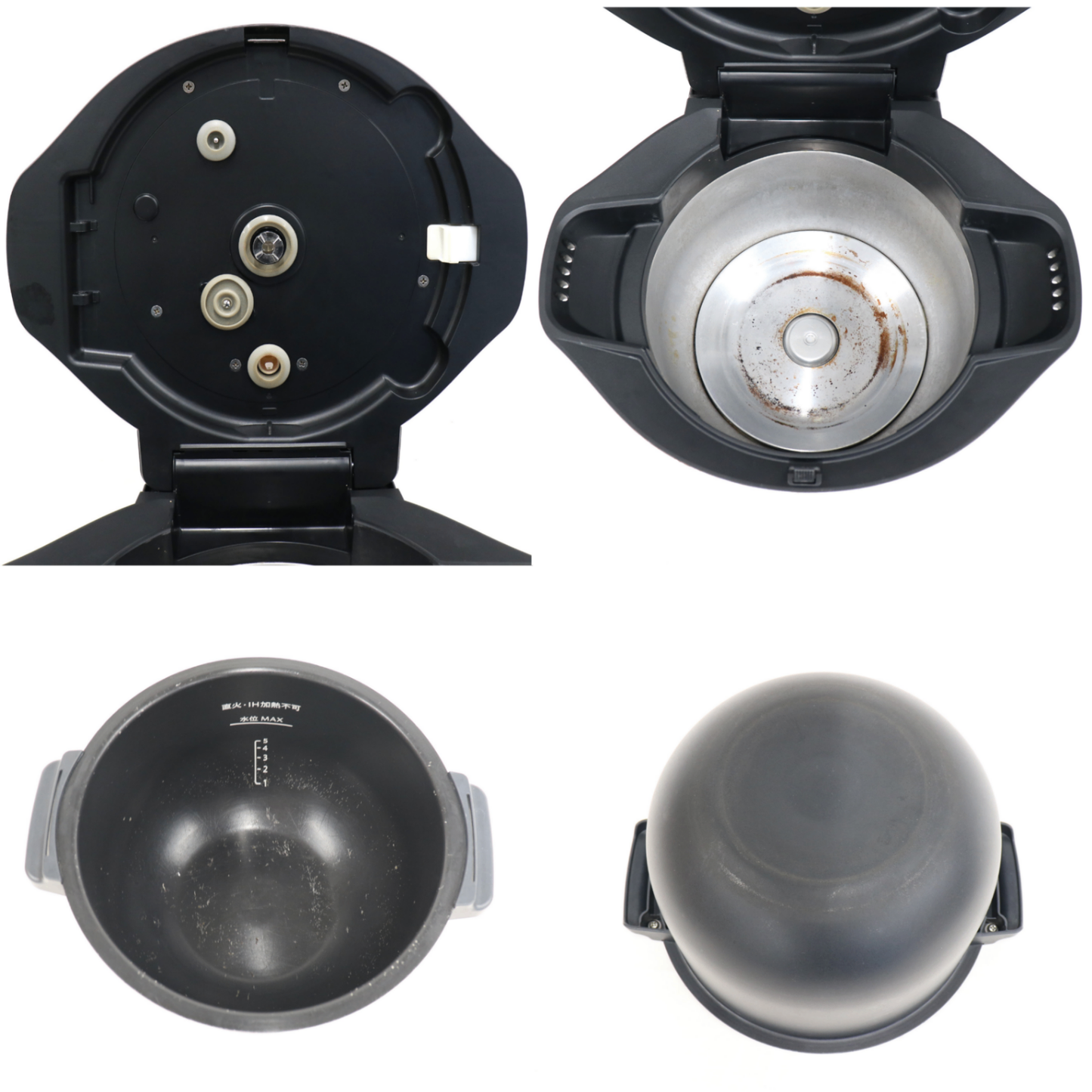 シャープ ヘルシオ ホットクック KN-HW24G 2〜6人用 2.4L容量　kn-hw24g-w  ホワイト 整備済みアウトレット品 [中古(C)]