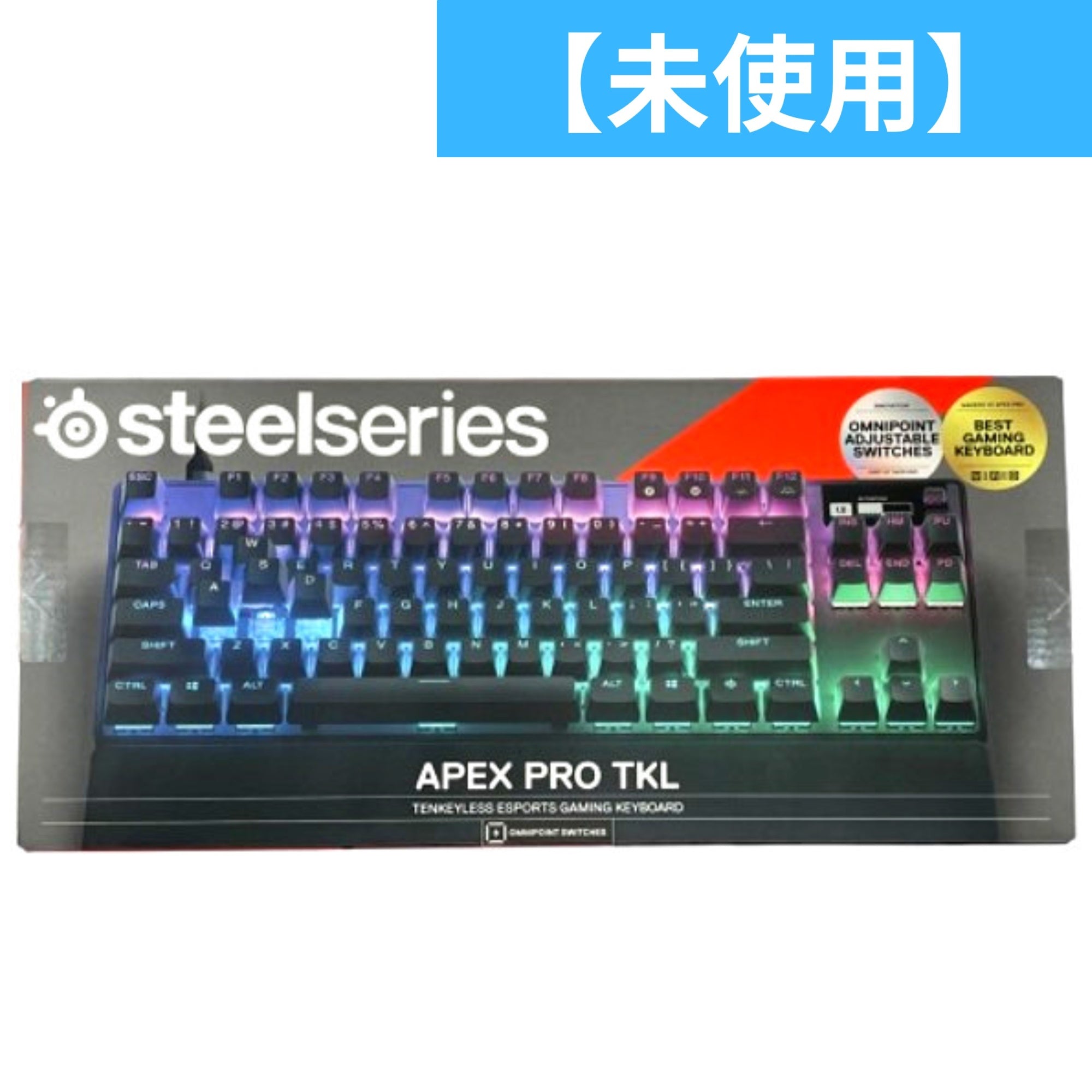 未使用(S)] スティールシリーズ(SteelSeries) 64856 Apex Pro TKL (2023) US ゲーミングキーボー –  Rentio Outlet