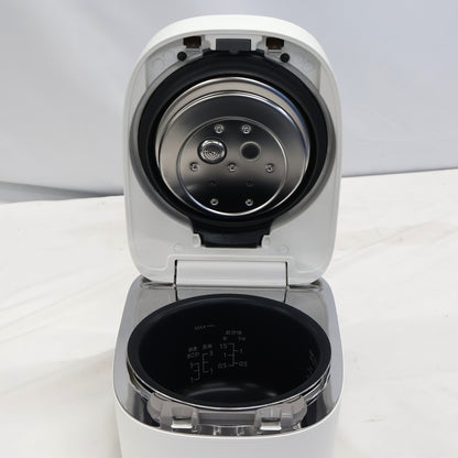 [5.5合炊き] パナソニック 可変圧力IHジャー炊飯器 SR-M10B　sr-m10b-w  ホワイト 整備済みアウトレット品 [良い(B)]