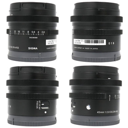 シグマ 45mm F2.8 DG DN Contemporary 単焦点レンズ (SONY Eマウント) 360658  sigma-45mm-f28-e   整備済みアウトレット品 [中古(A)]