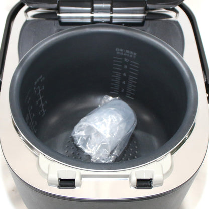 [中古(B)] [10合炊き]Panasonic（パナソニック）可変圧力IHジャー炊飯器 SR-M18A-K　sr-m18a-k ブラック [良い]