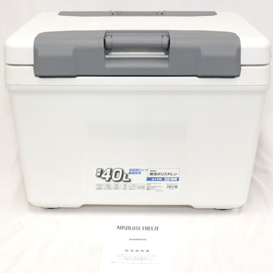 [中古(B)] シマノ アブソリュートフリーズ ライト 40L クーラーボックス nb-440w-pw  [良い]