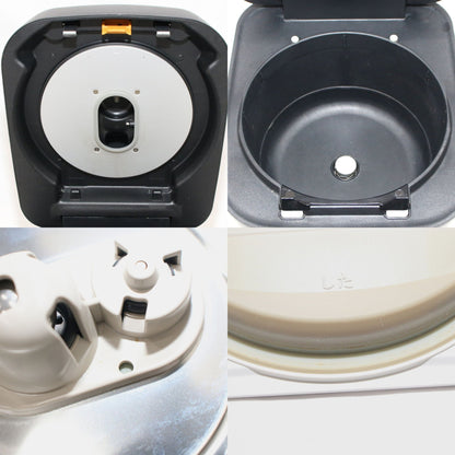 [中古(C)] [5.5合炊き] 日立 ふっくら御膳 RZ-V100GM 圧力＆スチームIHジャー炊飯器 沸騰鉄釜　rz-v100gm-k フロストブラックrz-v100gm-k　[可]
