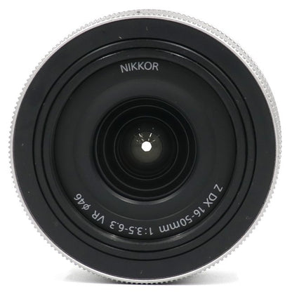 ニコン NIKKOR Z DX 16-50mm f/3.5-6.3 VR シルバー 標準ズームレンズ　nikon-z-dx1650-vr-sl   整備済みアウトレット品 [良い(B)]