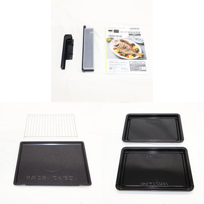 [30L]日立 ヘルシーシェフ MRO-W1B オーブンレンジ mro-w1b-k  ブラック 整備済みアウトレット品 [中古(C)]