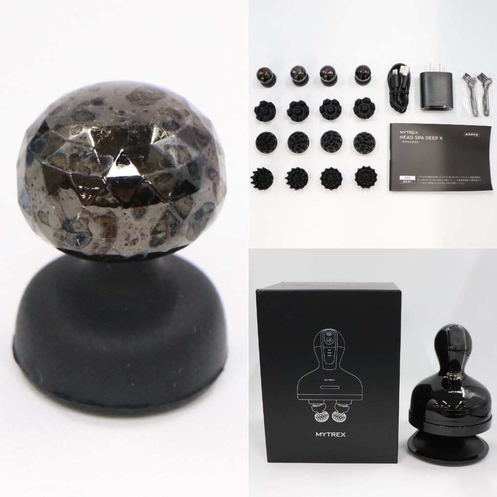 MYTREX(マイトレックス) HEAD SPA DEEP X ヘッドスパ 美顔器　mt-hsdx-24b-b   整備済みアウトレット品 [中古(C)]