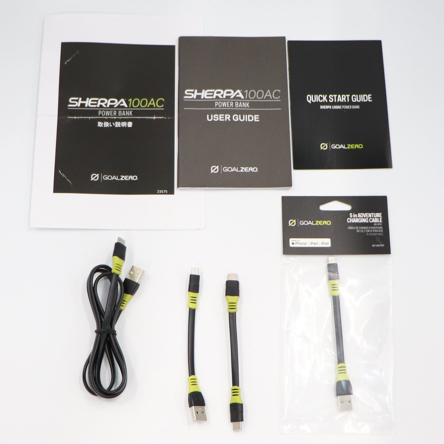 [中古(A)] GOAL ZERO Sherpa 100AC Power Bank ポータブル電源(94Wh / 6400mAh) [非常に良い]