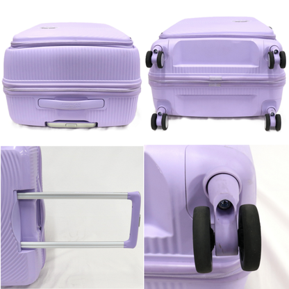 [8-10泊向けサイズ]AMERICAN TOURISTER CURIO スピナー75 エキスパンダブル 98L/拡張時114L ハードスーツケース　americantourister-curio75-lvn  ラベンダー 整備済みアウトレット品 [中古(C)]