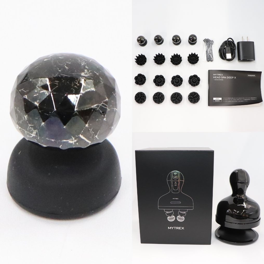MYTREX(マイトレックス) HEAD SPA DEEP X ヘッドスパ 美顔器　mt-hsdx-24b-b   整備済みアウトレット品 [中古(C)]