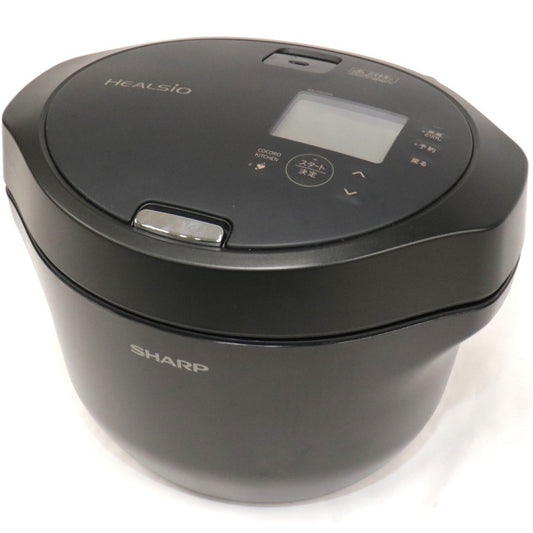 [中古(C)] シャープ ヘルシオ ホットクック KN-HW24G 2〜6人用 2.4L容量 kn-hw24g-b ブラックkn-hw24g-b　[可]