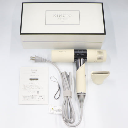 [中古(C)] 絹女 KINUJO Hair Dryer ヘアドライヤー ホワイトkh001　[可]