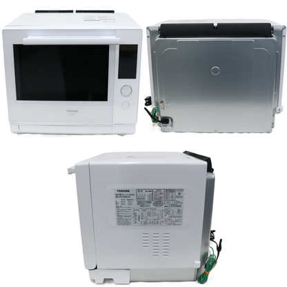 [30L]東芝 石窯ドーム ER-YD7000 オーブンレンジ 過熱水蒸気 350℃ 贅沢火力 er-yd7000-w  ホワイト 整備済みアウトレット品 [良い(B)]