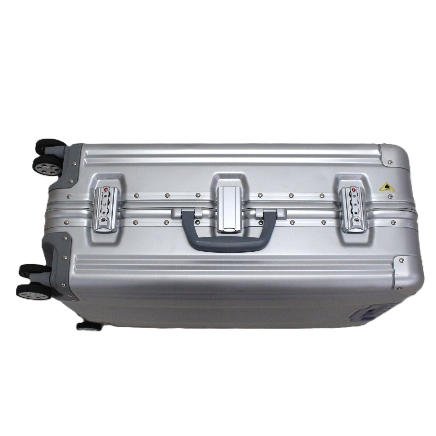 [中古(C)] [3-5泊向けサイズ]LEGEND WALKER 1510 65L アルミ製ハードスーツケース 1510-63-sl シルバー [可]