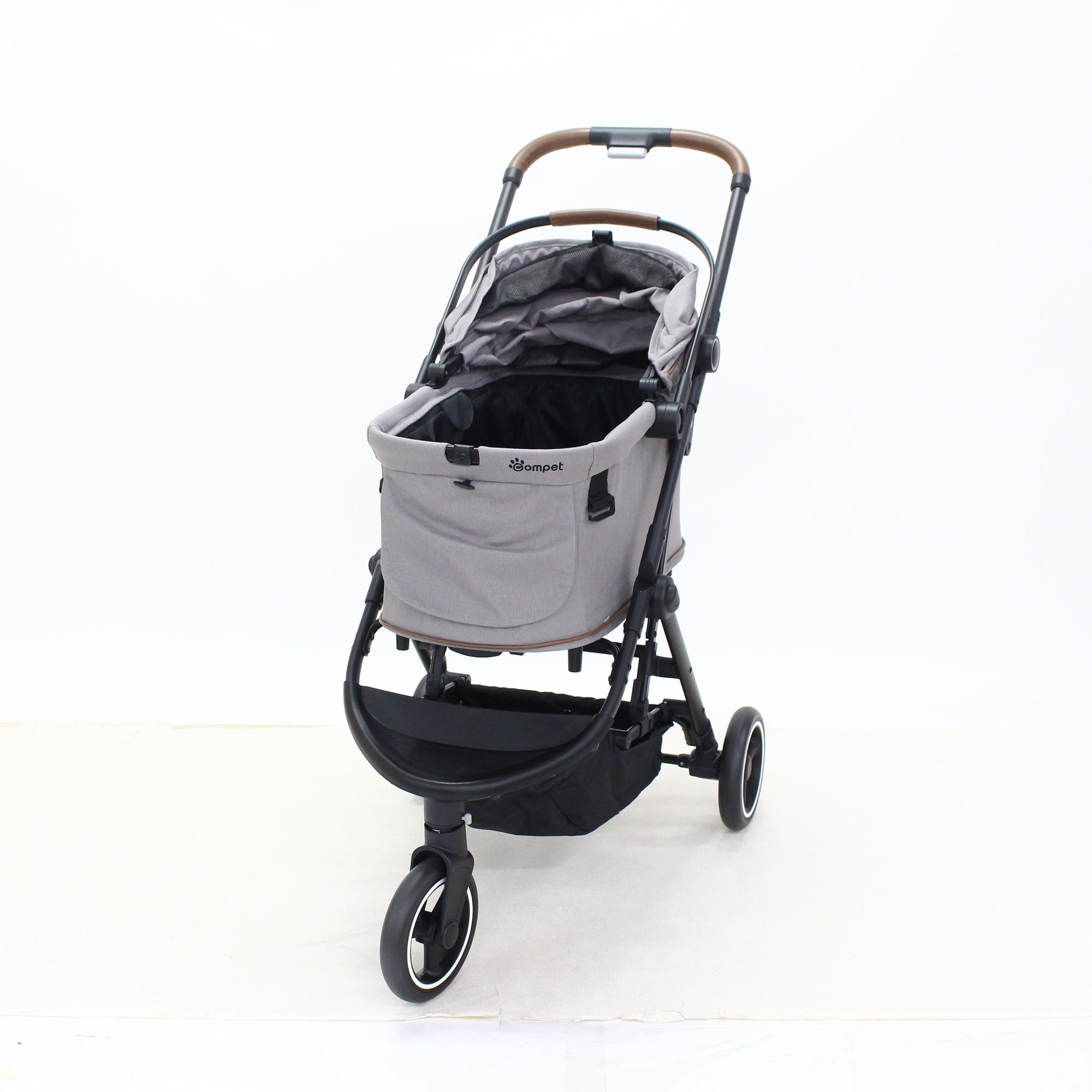 Wowbabepets ペットカート 黒 ギンガムチェックフリル Wowbabepets ペットカート 黒 ギンガムチェックフリル