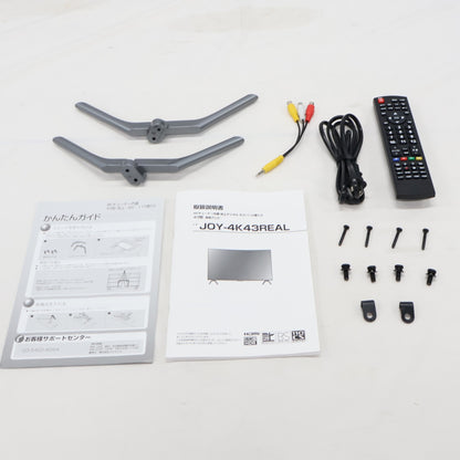 [中古(B)] JOYEUX(ジョワイユ) JOY-4K43REAL 4K液晶テレビ 43インチ joy4k43-real  [良い]