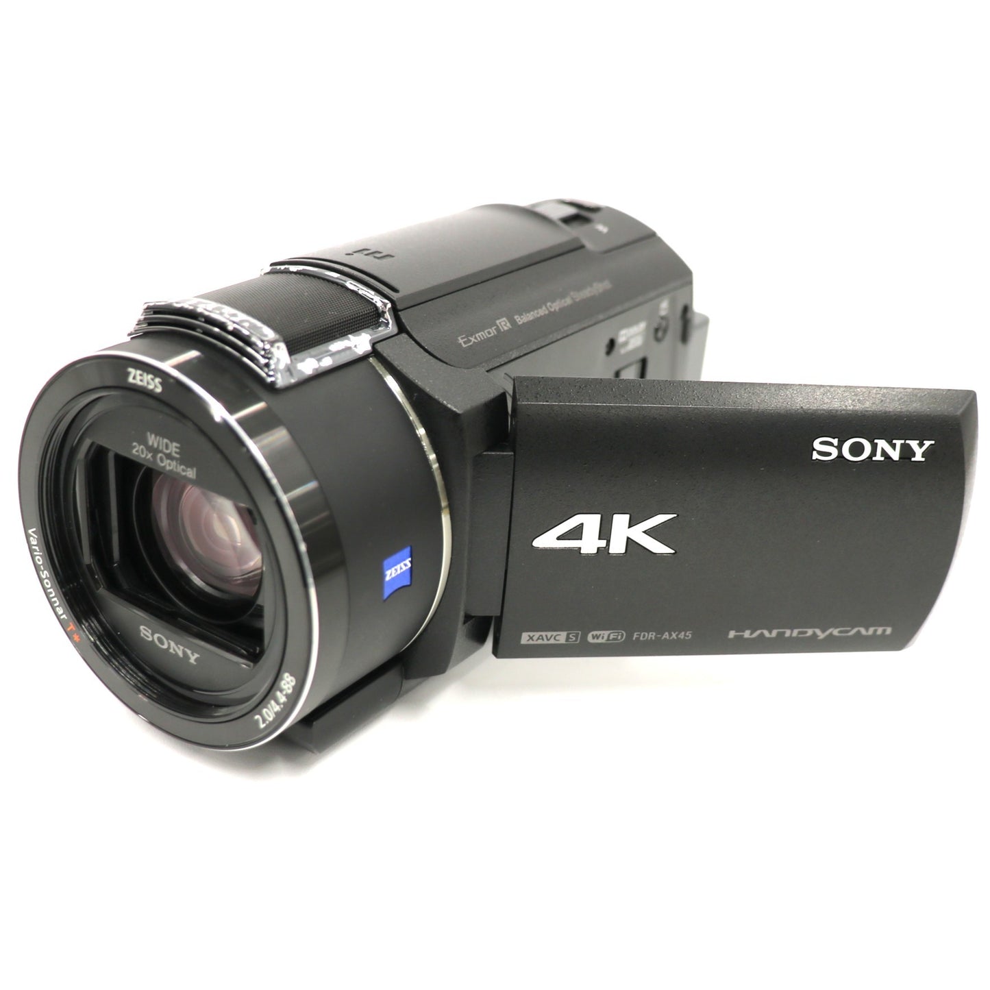 ソニー 4Kビデオカメラ FDR-AX45A fdr-ax45a-b  ブラック 整備済みアウトレット品 [中古(C)]