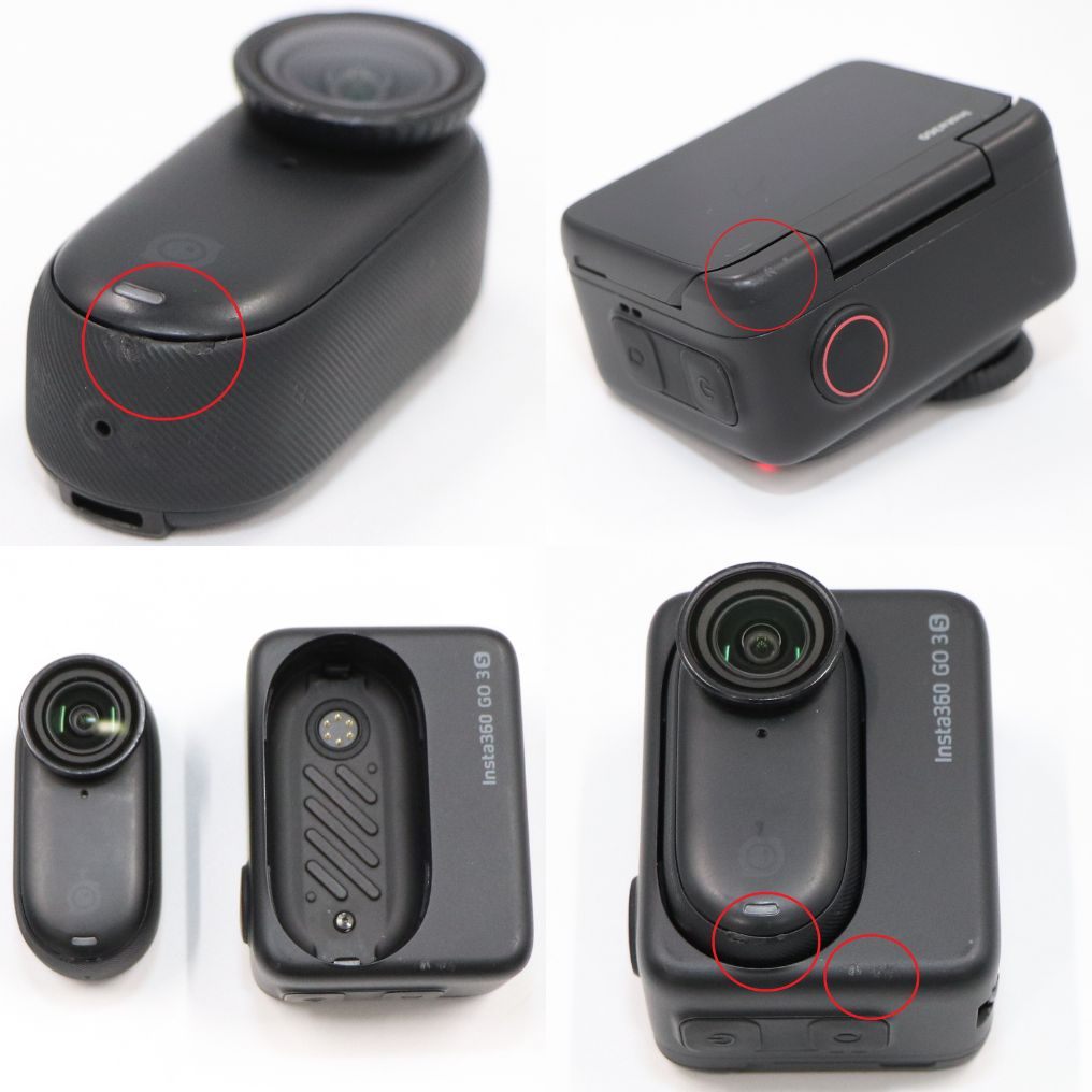 [中古(B)] Insta360 GO 3S 128GB アクションカメラ insta360-go-3s-128-bk ミッドナイトブラック [良い]