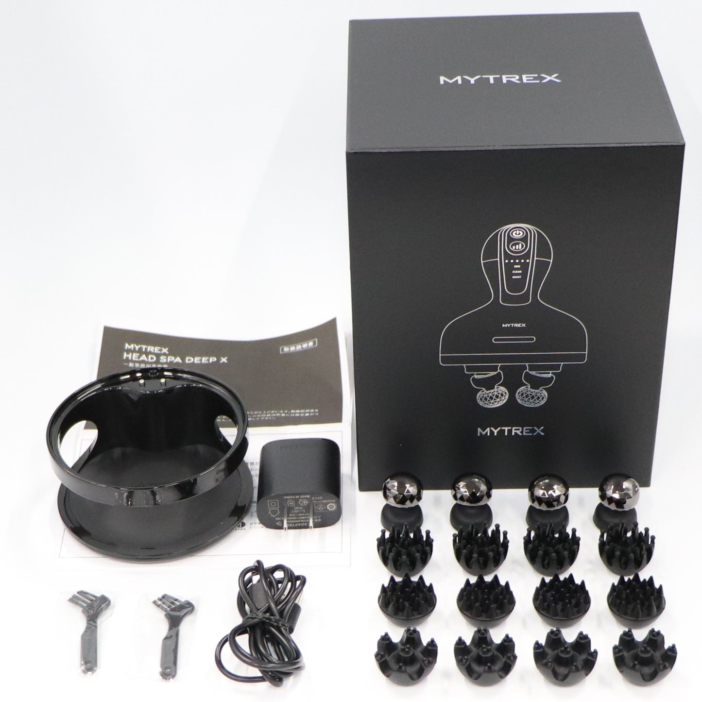 [中古(C)]  MYTREX(マイトレックス) HEAD SPA DEEP X ヘッドスパ 美顔器　mt-hsdx-24b-b  [可]