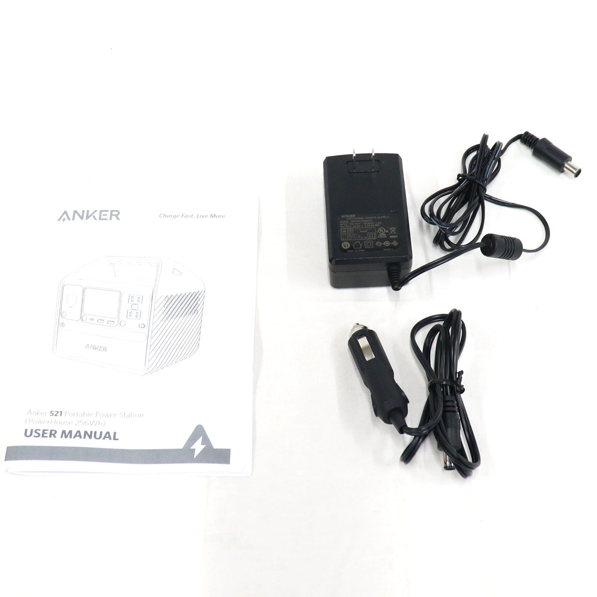 Anker 521 Portable Power Station (PowerHouse 256Wh) A1720 リン酸鉄リチウムイオンバッテリー ポータブル電源　ank-521pps-a1720   整備済みアウトレット品 [良い(B)]
