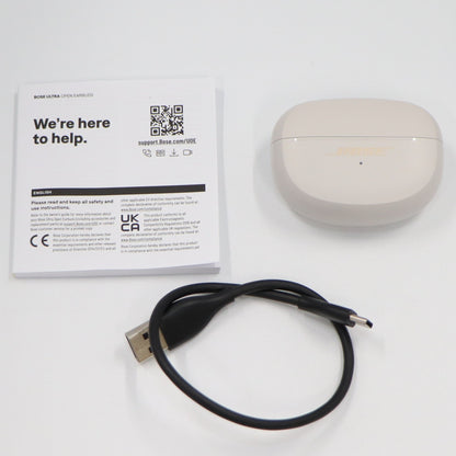 [中古(A)] Bose Ultra Open Earbuds 完全ワイヤレスイヤホン ホワイト[非常に良い]