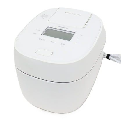 [10合炊き]パナソニック 可変圧力IHジャー炊飯器 SR-M18B sr-m18b-w  ホワイト 整備済みアウトレット品 [良い(B)]