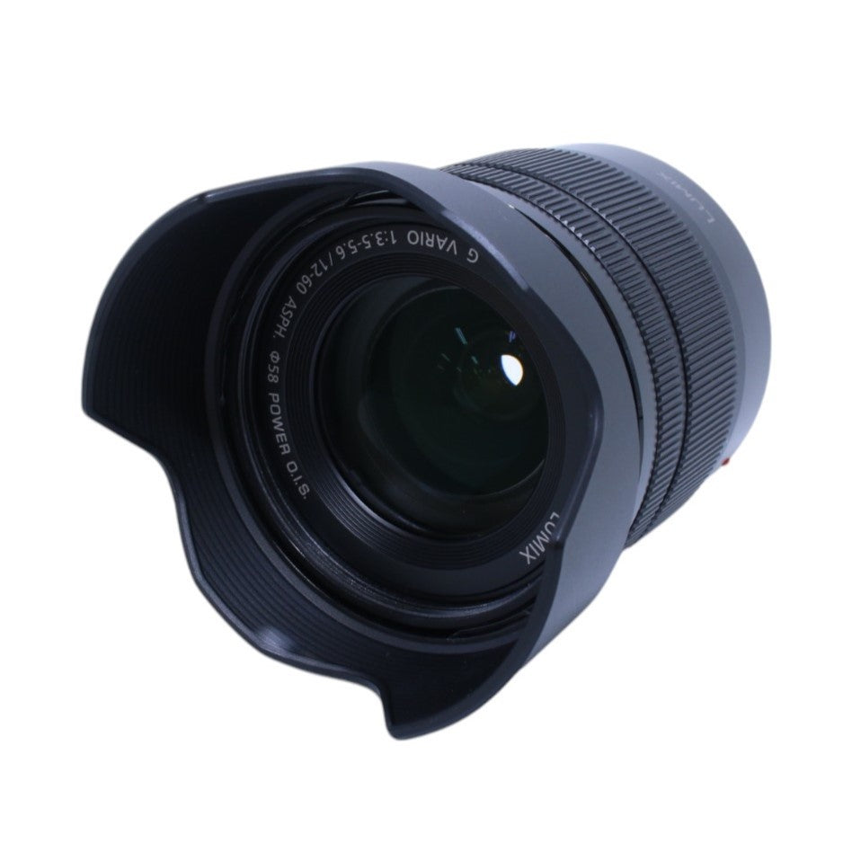 [中古(B)] パナソニック LUMIX G VARIO 12-60mm F3.5-5.6 ASPH. POWER O.I.S. 標準ズームレンズ  lumix-1260-f3556 [良い]