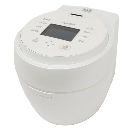 [中古(B)] [5.5合炊き] 三菱電機 本炭釜 紬 NJ-BW10G ジャー炊飯器 5.5合 白真珠 nj-bw10g 白真珠 [良い]
