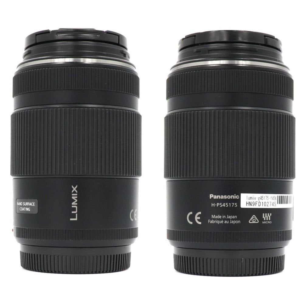 パナソニック LUMIX G X VARIO PZ 45-175mm F4.0-5.6 ASPH. POWER O.I.S. 望遠ズームレンズ lumix-g45175-f456   整備済みアウトレット品 [中古(A)]