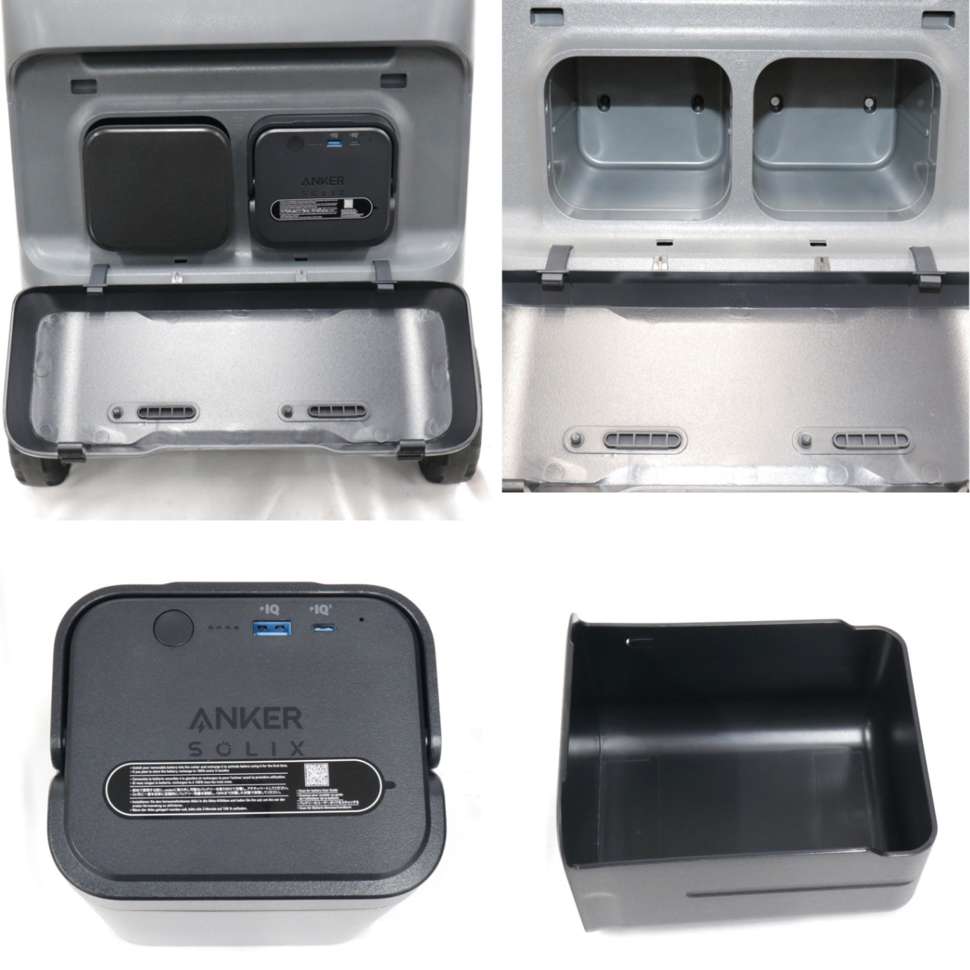 [中古(B)] [40L]アンカー Anker Solix EverFrost 2 Electric Cooler ポータブル冷蔵庫　a17a45a1 グレー [良い]