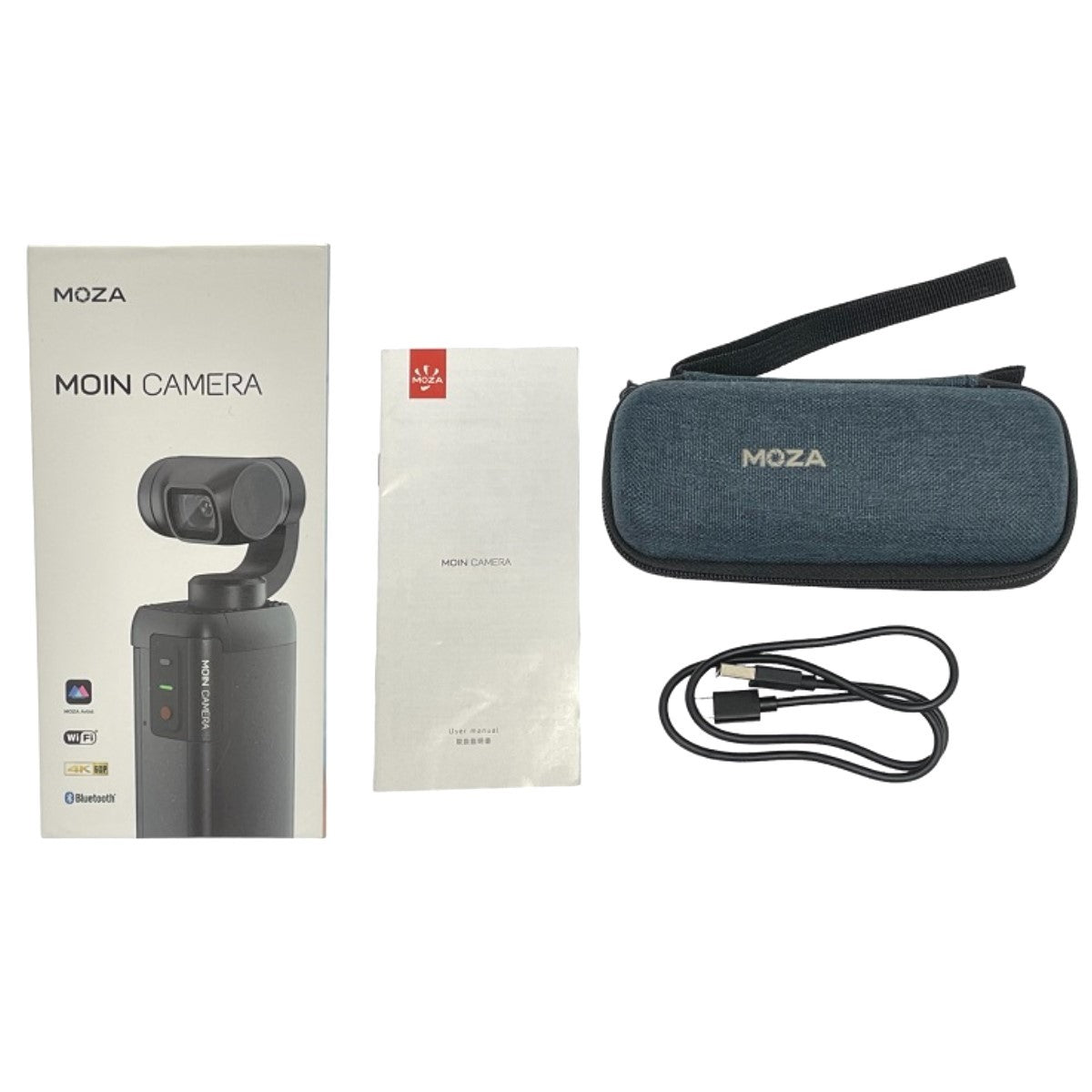 中古(B)] MOZA ジンバルカメラ MOIN Camera 120°超広角レンズ 4K [良い] – Rentio Outlet