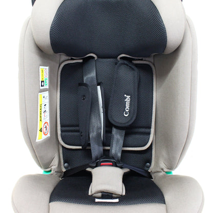 コンビ クルムーヴ ロング R129 エッグショック EA チャイルドシート (ISOFIX固定 / R129適合) 4972990193641  グレージュ 整備済みアウトレット品 [中古(C)]