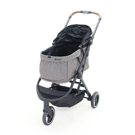 [中古(C)]コンビ ペット用カート ルルテイル マウナロアブラック×グレージュcombi-lulutail2024-rto-bk　[可]