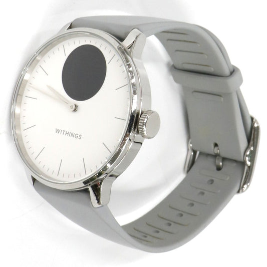 [中古(A)] Withings ScanWatch Light スマートウォッチ hwa11-model-w パールホワイト[非常に良い]