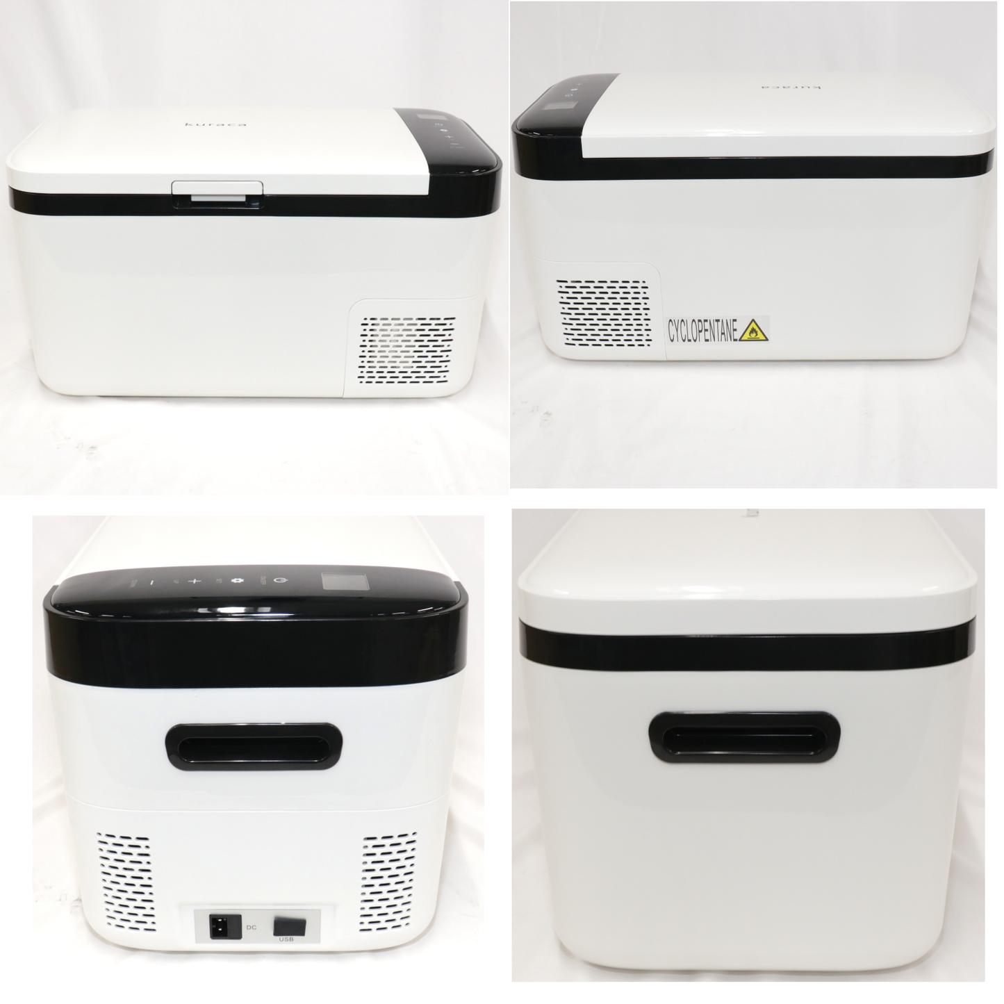 [ジャンク] [20L]クラカ(kuraca) ポータブル冷蔵 冷凍庫 KFERA-20-WH kfera-20-wh [難あり(D)]