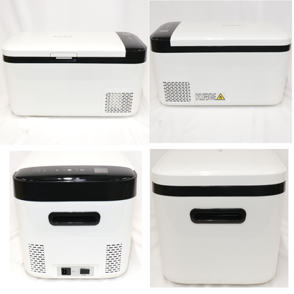 [ジャンク] [20L]クラカ(kuraca) ポータブル冷蔵 冷凍庫 KFERA-20-WH kfera-20-wh [難あり(D)]