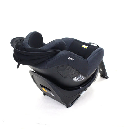 コンビ クルムーヴ R129 エッグショック CA チャイルドシート (ISOFIX固定 / R129適合) 4972990186018  ブラック 整備済みアウトレット品 [中古(C)]