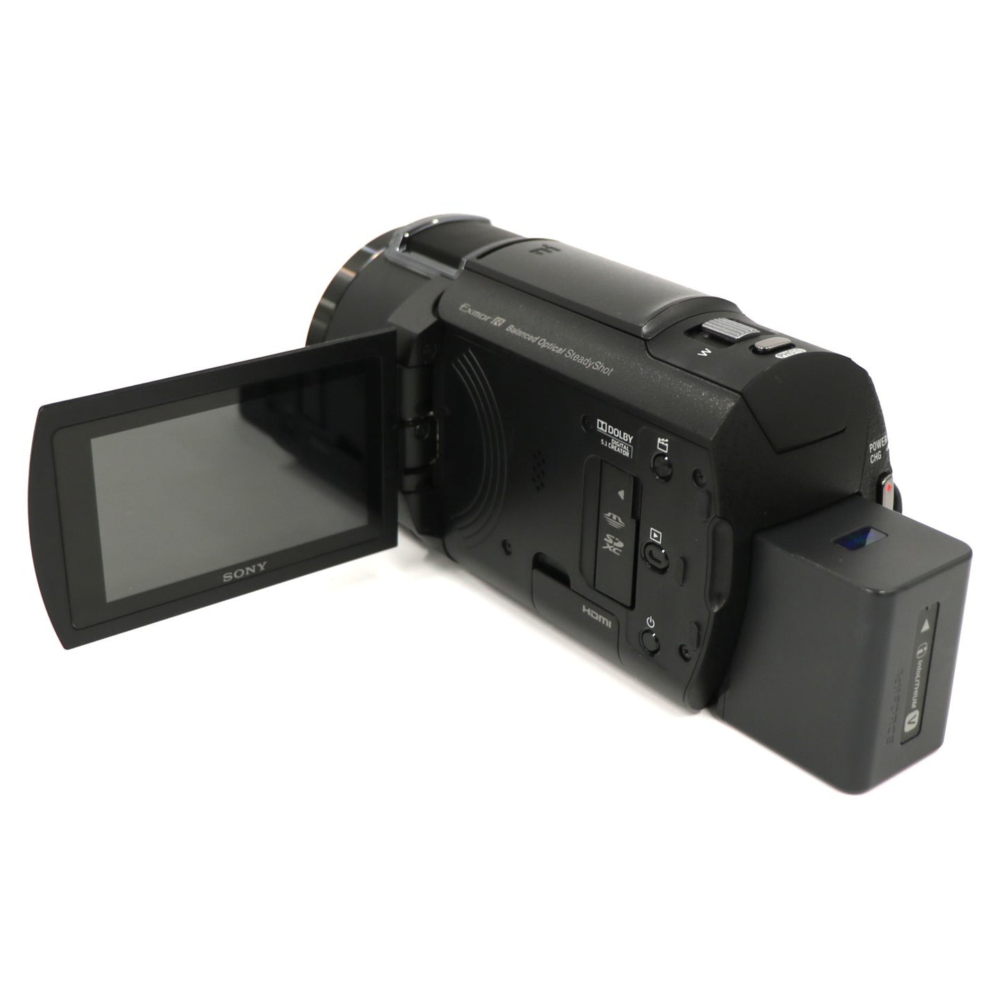 ソニー 4Kビデオカメラ FDR-AX45A fdr-ax45a-b  ブラック 整備済みアウトレット品 [中古(C)]