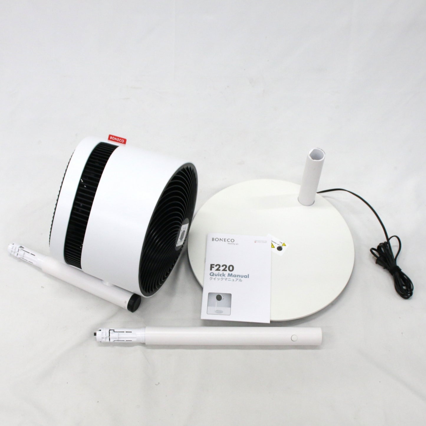 [中古(C)] BONECO AIR SHOWER FAN サーキュレーター F220 f220 ホワイトf220　[可]