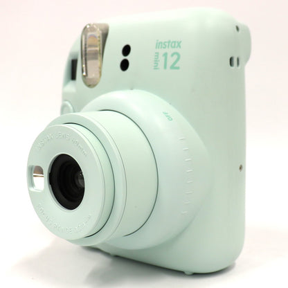 富士フイルム instax mini 12 インスタントカメラ チェキ instax-mini12-gr  ミントグリーン ジャンク品 [難あり(D)]