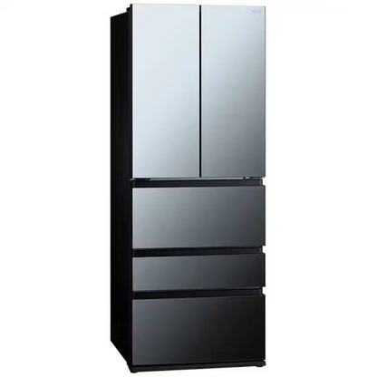 [506L][ファミリー向け][観音開き]アクア AQR-TX51R 冷凍冷蔵庫　aqr-tx51r-x  ダークミラー 整備済みアウトレット品 ［未使用(S)
