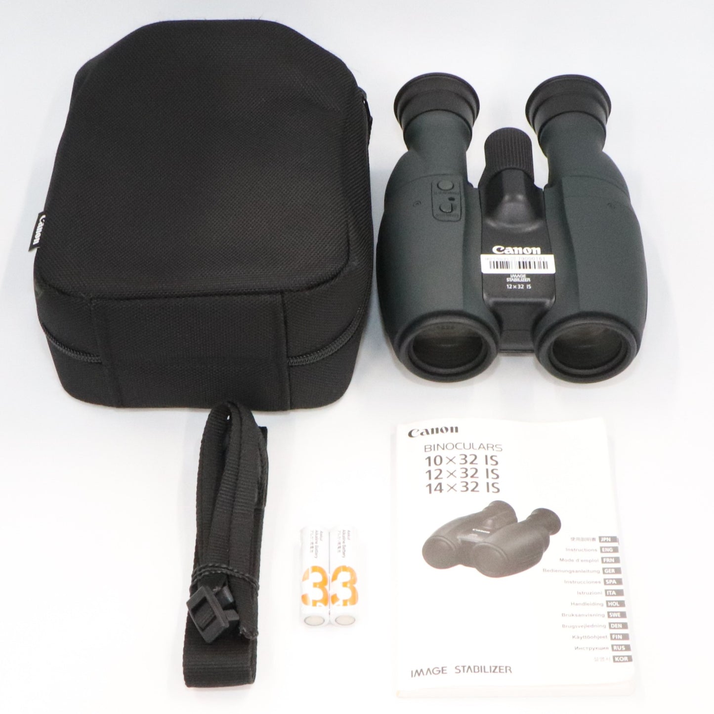 [中古] Canon 防振双眼鏡 12×32 IS BINOCULARS 倍率12倍 [良い(B)]