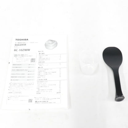 [中古(B)] [5.5合炊き] 東芝 炎匠炊き RC-10ZWW 真空圧力IH 炊飯器 rc-10zww-gb グランブラック [良い]
