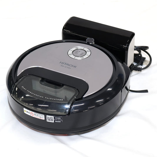 日立 ミニマル RV-X10J ロボット掃除機 モーブグレー rv-x10j   整備済みアウトレット品 [良い(B)]