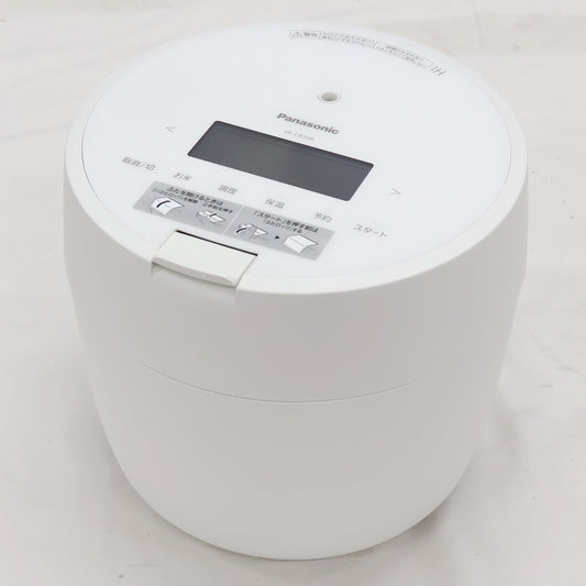 [5合]パナソニック 圧力IHジャー炊飯器 SR-CR10B　sr-cr10b-w  ホワイト 整備済みアウトレット品 [良い(B)]